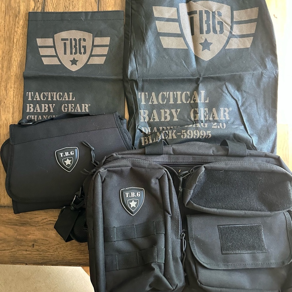 Tactical Baby Gear diaper bag and changing pad combo
